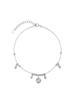 YAOQIANSHU Women's Sterling Silver Anklet, Dainty Adjustable Anklets