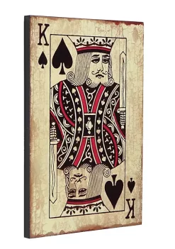 Cheung's King Of Spades Wooden Wall Decor