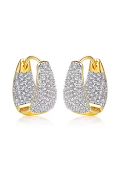 YAOQIANSHU Women's Diamond Curved Earrings, Bling Elegant Luxurious Round Diamond Earrings, Statement Sparkling Earrings 11 YAOQIANSHU Women's Diamond Curved Earrings, Bling Elegant Luxurious Round Diamond Earrings, Statement Sparkling Earrings -Urban Originals™ Shop Belk 971
