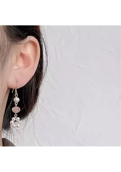 YAOQIANSHU 925 Sterling Silver Earrings for women Irregular Baroque Pearls Dangle Hoop Earring for Girls Mother Wife Daughter Gifts -Urban Originals™ Shop Belk 990