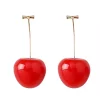 YAOQIANSHU 3D Red Cherry Drop Earrings Cute Fruit Earrings Charm Gift Earrings for Women Girls (Red) -Urban Originals™ Shop Belk 994